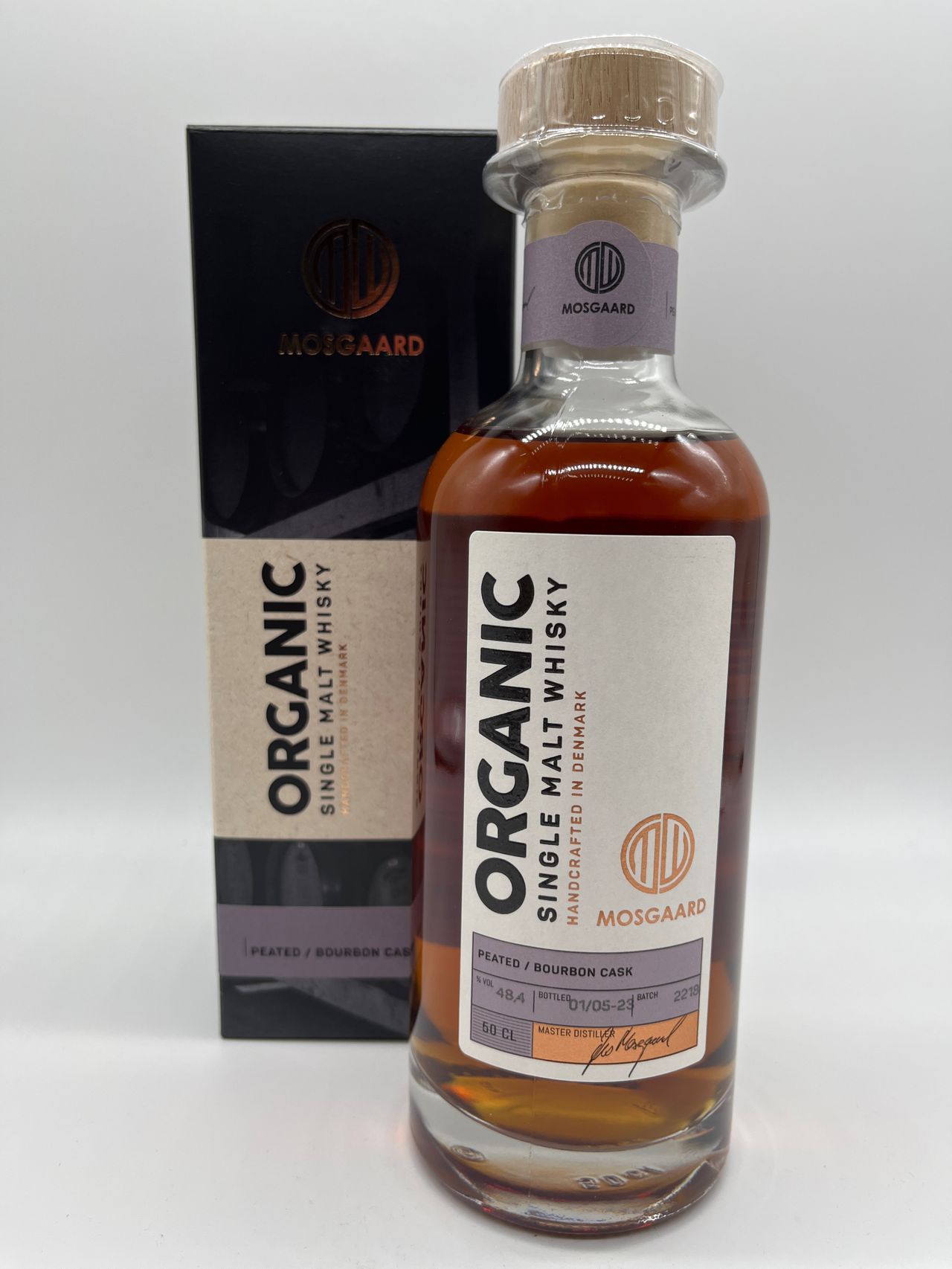 Mosgaard Organic Single Malt peated Bourbon