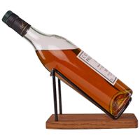 Flaschenhalter Helles Holz mit Bügel