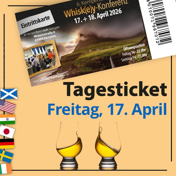 Tagesticket Freitag, den 17. April 2026