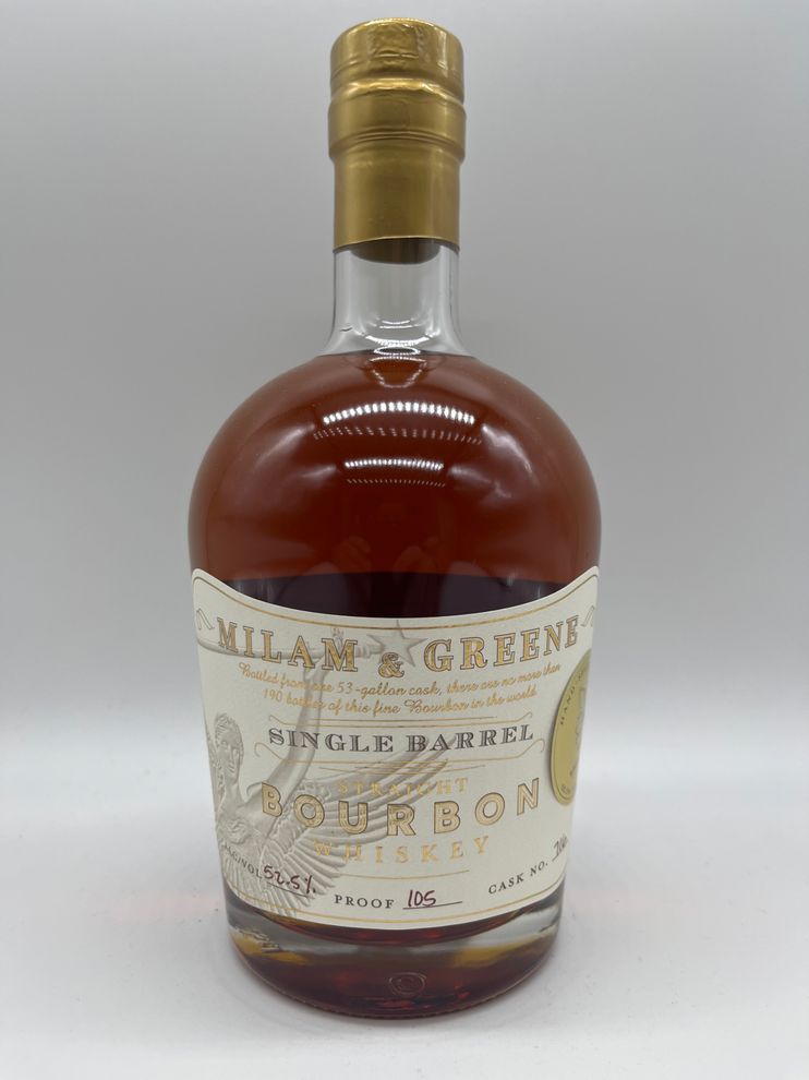 Milam & Greene Bourbon Whiskey Single Barrel