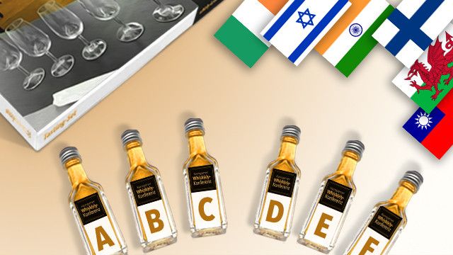 Tasting "6-Länder Set" der 1. Whisk(e)y-Konferenz